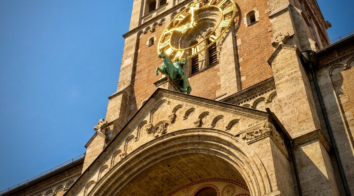 Glockenturm der St.-Anna-Kirche im Lehel
